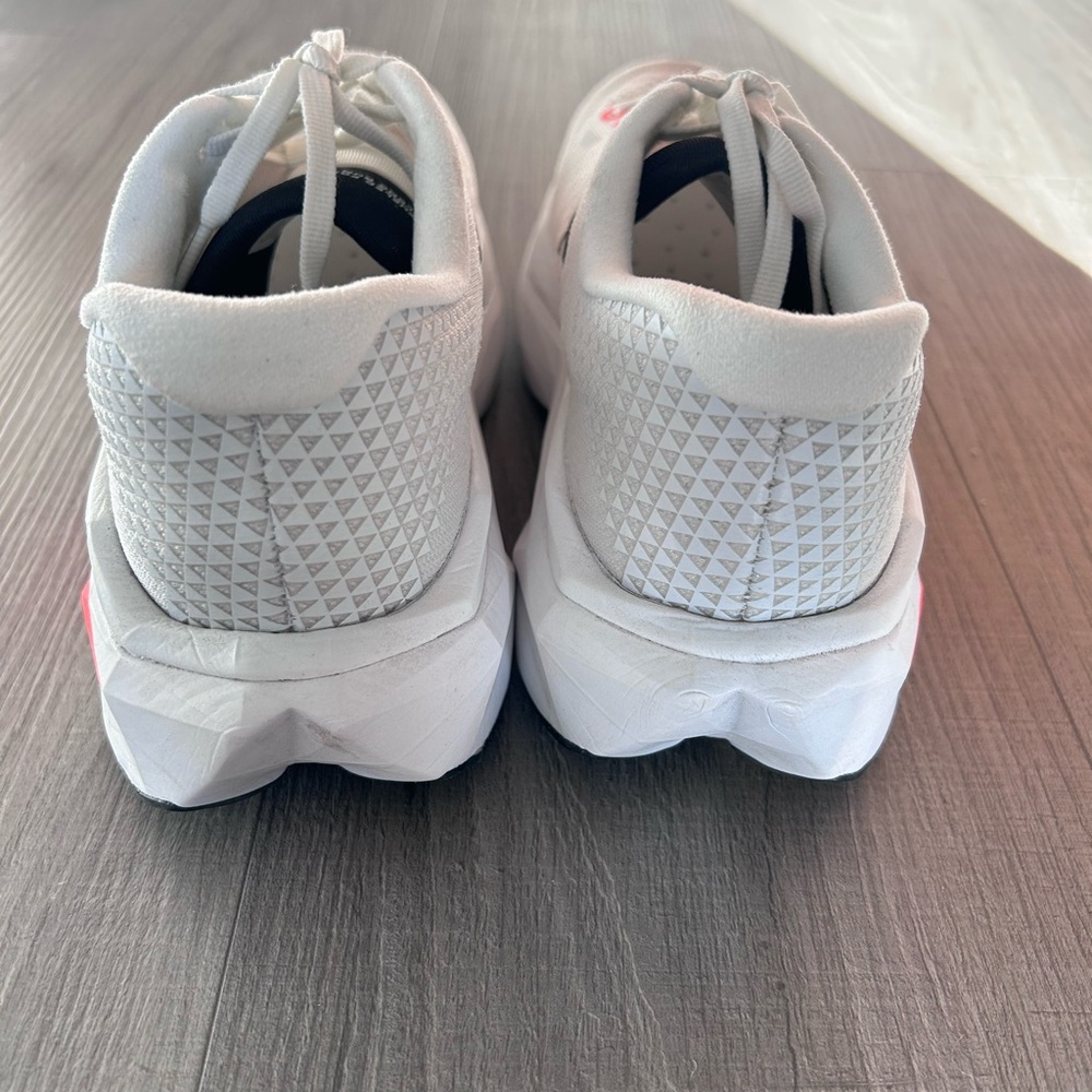 New Balance White Sneakers with Black Logo and Pink Accents - Picture 3 of 8